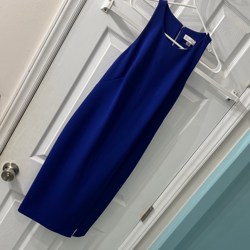 Calvin Klein Royal Blue Midi Dress